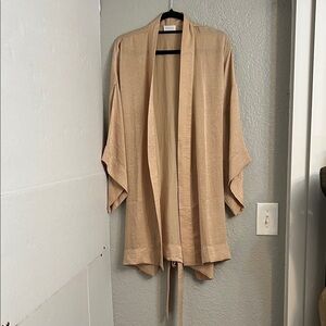DREAMSACKS SILKY CREAM ROBE SIZE L/XL